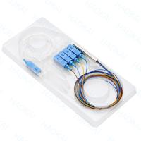 Buy cheap SC UPC APC LC Connector Optical Fiber Splitter Mini Steel Tube Fiber Optic product
