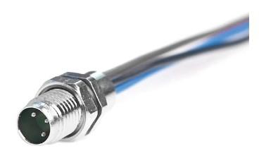 Buy cheap IP67 M8 Connector Front Install Male 3P Shield 1.0m Cable Length from wholesalers