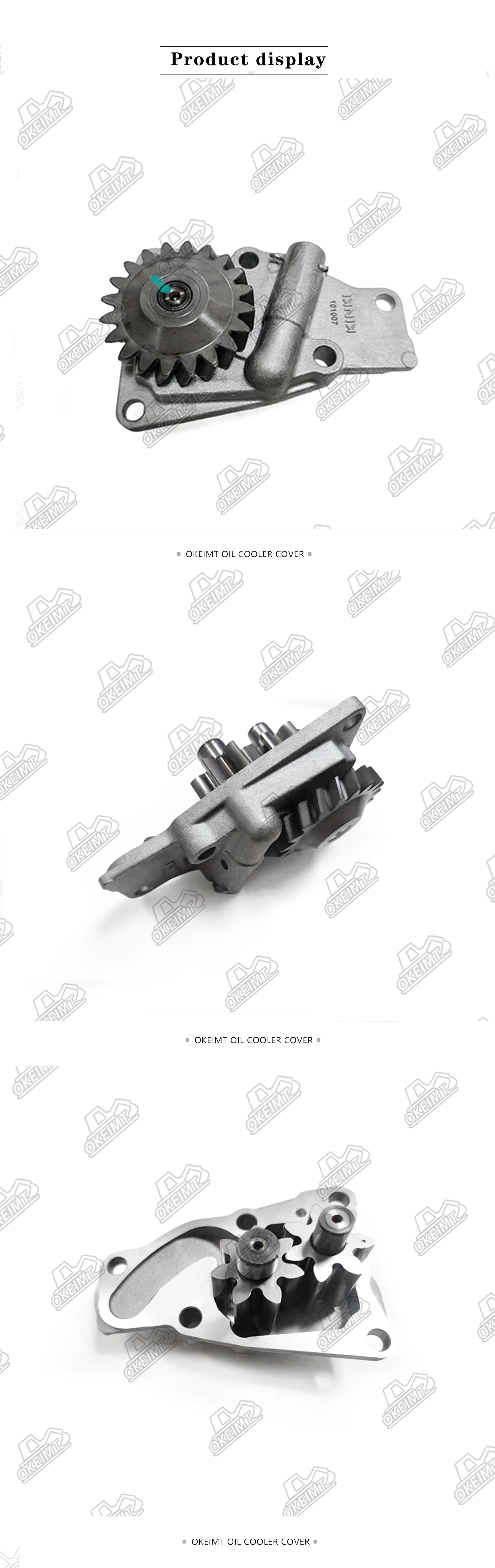 Diesel Engine 6D95 Oil Pump For Excavator Komatsu PC200-6 6209-51-1101