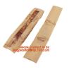 Buy cheap Logo Printed Grease Proof Foil Lined Brown Kraft Paper Bread Packaging Bag,custom printing logo bread french fries paper from wholesalers