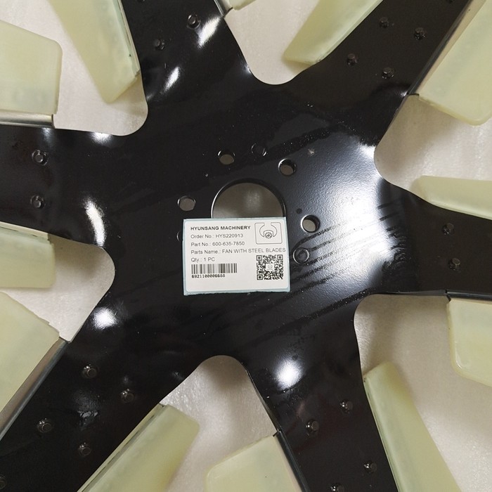 Fan 600-635-7850 6006357850 For Excavator PC300-6 PC400-6 PC400-7