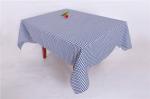 Checkered Stain Resistant Promotional Table Covers , Rectangle Restaurant Table