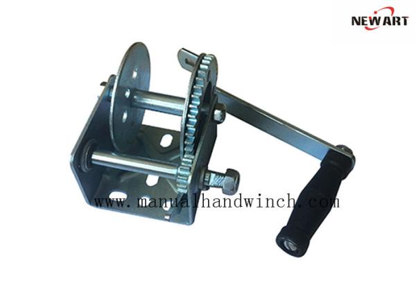 Buy cheap Heat Treatment Manual Winch With Brake 800lbs Small Hand Winches For Boat Trailer from wholesalers