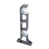 Buy cheap aluminum material extra thick strong bearing curtain rod for heavy curtains with aluminum finals from wholesalers