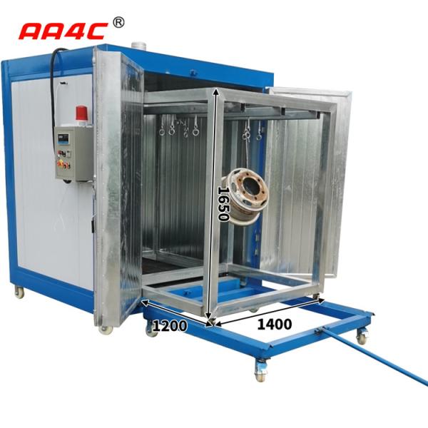 AA4C Rim Baking Oven Wheel Rim Curing Oven With Trolley Rim Drying Oven AA