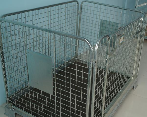 Buy cheap Huge Metal Storage Cage Pallet Box Industrial For Store Or Warehouse from wholesalers