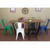 Buy cheap Tolix chair American Iron art Milk tea Western restaurant coffee table chair leisure hot pot restaurant metal back chair from wholesalers