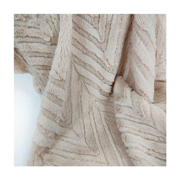 Buy cheap Various Colors Polyester Faux Fur Fabric 150D / 288F 290GSM from wholesalers