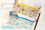 Clothes Packaging Suited Frosted PVC/EVA Vinyl Slider Top Zipper Bag For