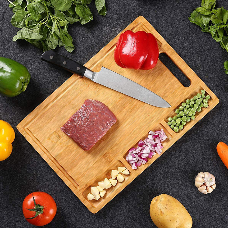 Large Bamboo Cutting Board for Sustainable Chopping Performance and Efficiency