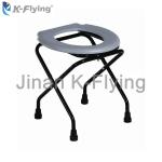 Stable Steel Medical Rehabilitation Equipment Folding Elderly Commode Toilet