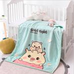 Super Soft Polyester Fleece Blanket , Woven Flannel Fleece Throw Blanket