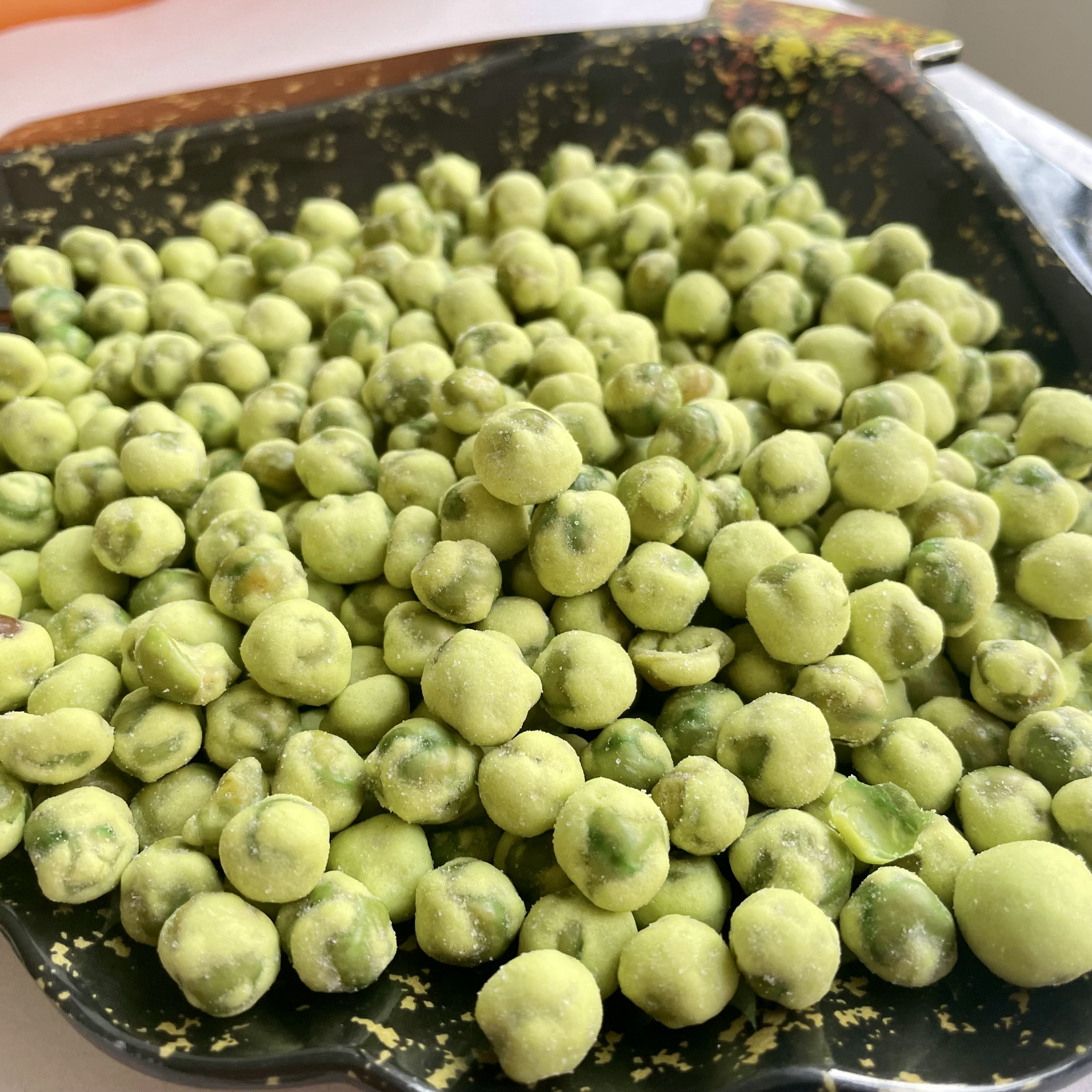 Multi Flavors Roasted Green Peas Snack Sugar Wasabi Covered Peas