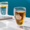 Buy cheap Clear Insulated Double Wall Drinking Glass 12oz Clear Heat Resistant Tumbler 340ml from wholesalers