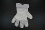 Embossed Disposable PE Gloves For Food Service , Clear Plastic Disposable Gloves