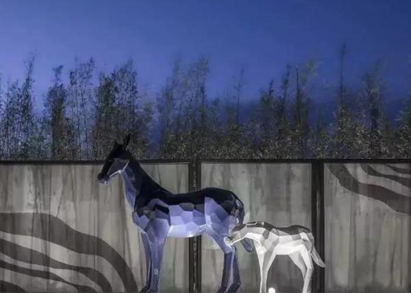 Buy cheap Public Garden Animal Sculptures Decorative Stainless Steel Horse Sculpture from wholesalers