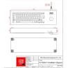 Buy cheap IP64 SUS304 Industrial Metal Keyboard With Trackball Support Support Customized from wholesalers