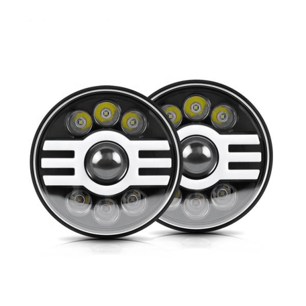 Buy cheap 75W 7 Inch Waterproof DRL Halo Fog Lights Auto Accessories from wholesalers