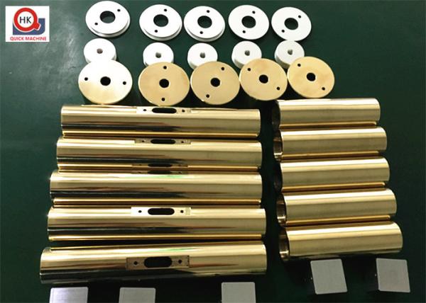 Buy cheap Mirror Finisn Metal Machined Parts Brass Rod Material High Durability from wholesalers