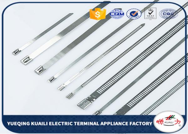 Buy cheap Stainless Steel 304/316 Nylon Cable Ties self locking metal cable ties from wholesalers