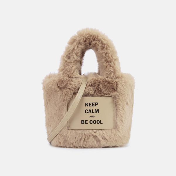 Fashion Winter Warm Plush Tote Bags For Women Shoulder Crossbody Bags Trend
