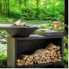 Buy cheap Upgrade Your Outdoor Cooking Experience With Easy To Clean Black Corten Steel Barbecue Grills from wholesalers