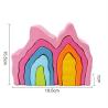 Buy cheap Coral Earth Wooden Blocks Toys Wood Rock Set Balancing Blocks Natural Wood Toy from wholesalers