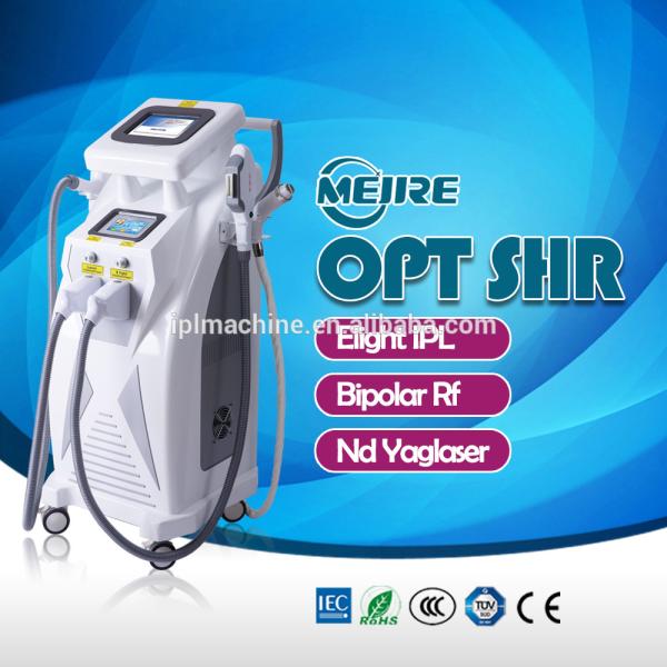 Buy cheap OPT SHR IPL RF Machine 4 in 1 1064nm Wavelength Bipolar RF Technology from wholesalers