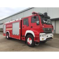 Buy cheap HOWO Double Cabin Forest Fire Truck 266HP With Water Foam 6000L Capacity product