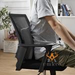 Waist Back Pain Relief Lumbar Support Waist Cushion With Washable Cover