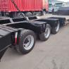Buy cheap New 3 Axle Lowbed Trailer Transport Bulldozer Lowboy Gooseneck Semi Trailer With Mechanical Suspension from wholesalers