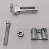 Buy cheap Fixed High Durability Metal Fence Clips Silver 10cm Size Hot Dip Galvanizing product