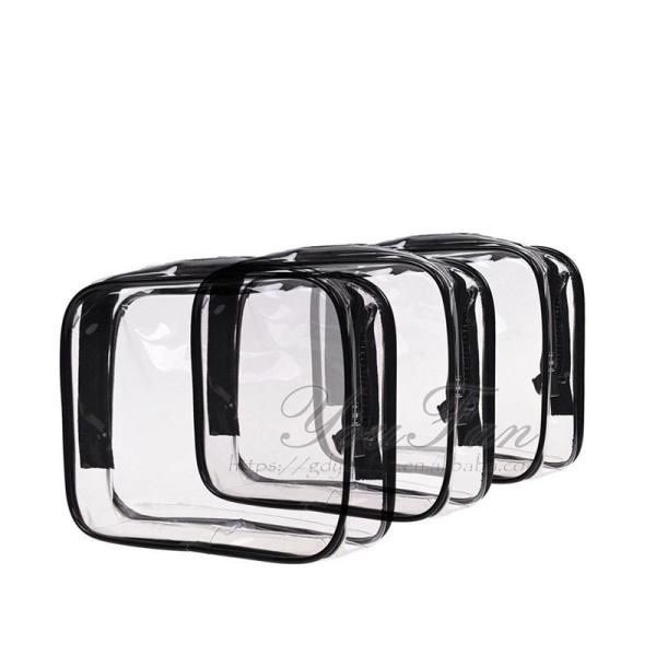 Buy cheap Water Resistant Cosmetic Toiletry Bag , Clear PVC Makeup Toiletry Travel Bags from wholesalers
