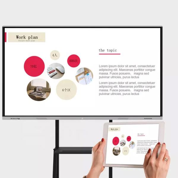 Buy cheap HDMI Digital Interactive Whiteboard , 3840x2160 100 Inch Smart Board from wholesalers