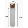 Buy cheap 20/410 20mm Glass Cosmetic Bottles 100ml Bamboo Lid Cosmetic Jar from wholesalers