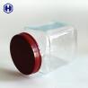 Buy cheap Clear Square Wide Mouth Plastic Jars Mixed Dried Cashew Nuts Packaging from wholesalers