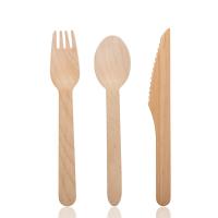 Buy cheap Knife Fork Disposable Wooden Cutlery Set AAA Grade product