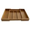 Buy cheap Expandable Bamboo Kitchen Supplies Wood Utensil Drawer Organizer OEM Color from wholesalers