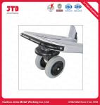 ISO14001 Airport Luggage Trolley ODM 4 Wheel Cart With Handle