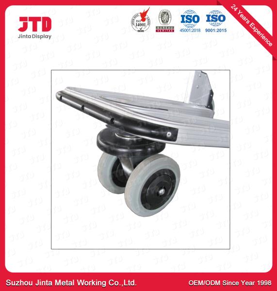 Buy cheap ISO14001 Airport Luggage Trolley ODM 4 Wheel Cart With Handle from wholesalers