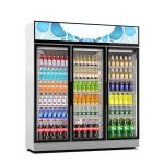 5 Layer Vertical Glass Door Display Chiller For Beverage Soft Drink