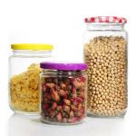Stackable Round Freezing Glass Jars Containers 240ml For Honey Spices