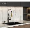 Buy cheap Home Style Interior Smart High Gloss Model Modular Wood Grain Kitchen Cabinets For Apartment from wholesalers