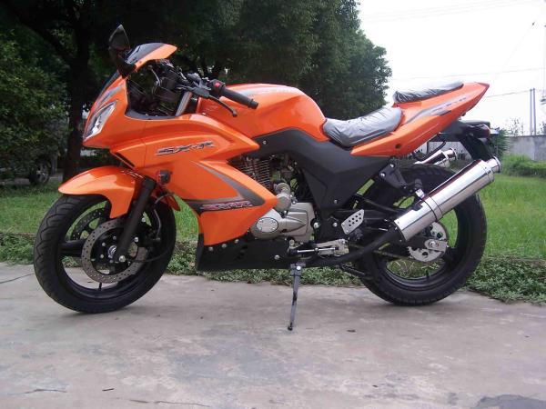 Yamaha Honda Suzuzki Motorcycle Motorbile Motor 200cc Orange Drag Racing