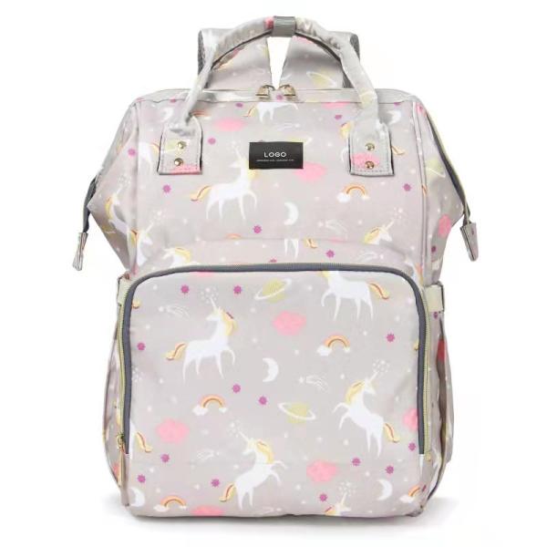 Buy cheap Fashion Backpack Multi-functional Print Mother Bag Large Capacity Baby Diaper Bag With Stroller Strap For Mom from wholesalers