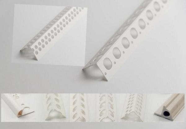 Buy cheap White 50mm Width Drywall PVC Corner Profile For Building RoHS Approval from wholesalers