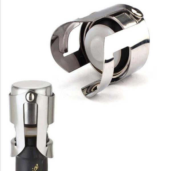 Buy cheap Great promotion and wedding favor gift idea, good quality stainless steel sealing wine and champagne bottle stopper from wholesalers