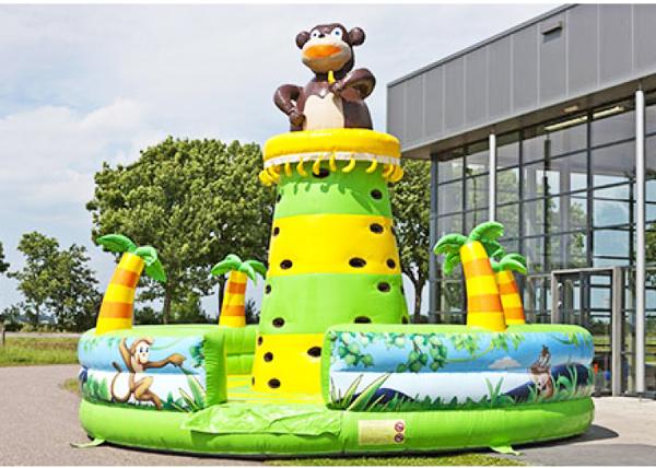 Monkey Theme Inflatable Sports Games , Inflatable Bouncy Castle For Children