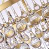 Buy cheap Commercial Modern Crystal Flower Chandelier Elegant Ceiling Light Led Pendant Lamp from wholesalers