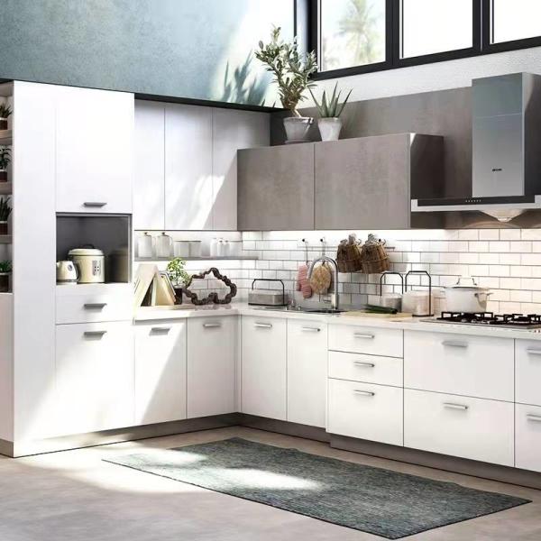 Buy cheap 18mm MDF Modular Design Home Cabinet China Kitchen Furniture Luxury from wholesalers